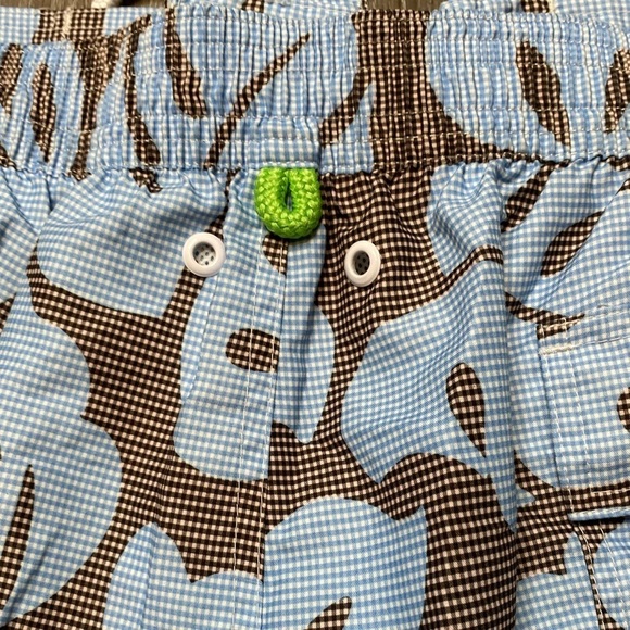 Tailorbyrd Swimming Shorts Men's Size 52 Blue Hawaiian Floral - Picture 14 of 15